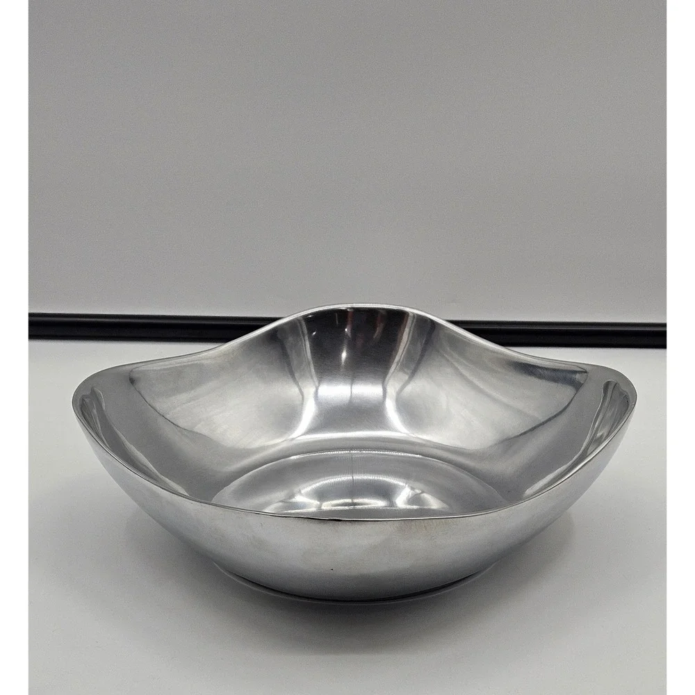 Wilton Armetale Boston MD Bowl Silver‎ Polished Square 109284 Made in USA